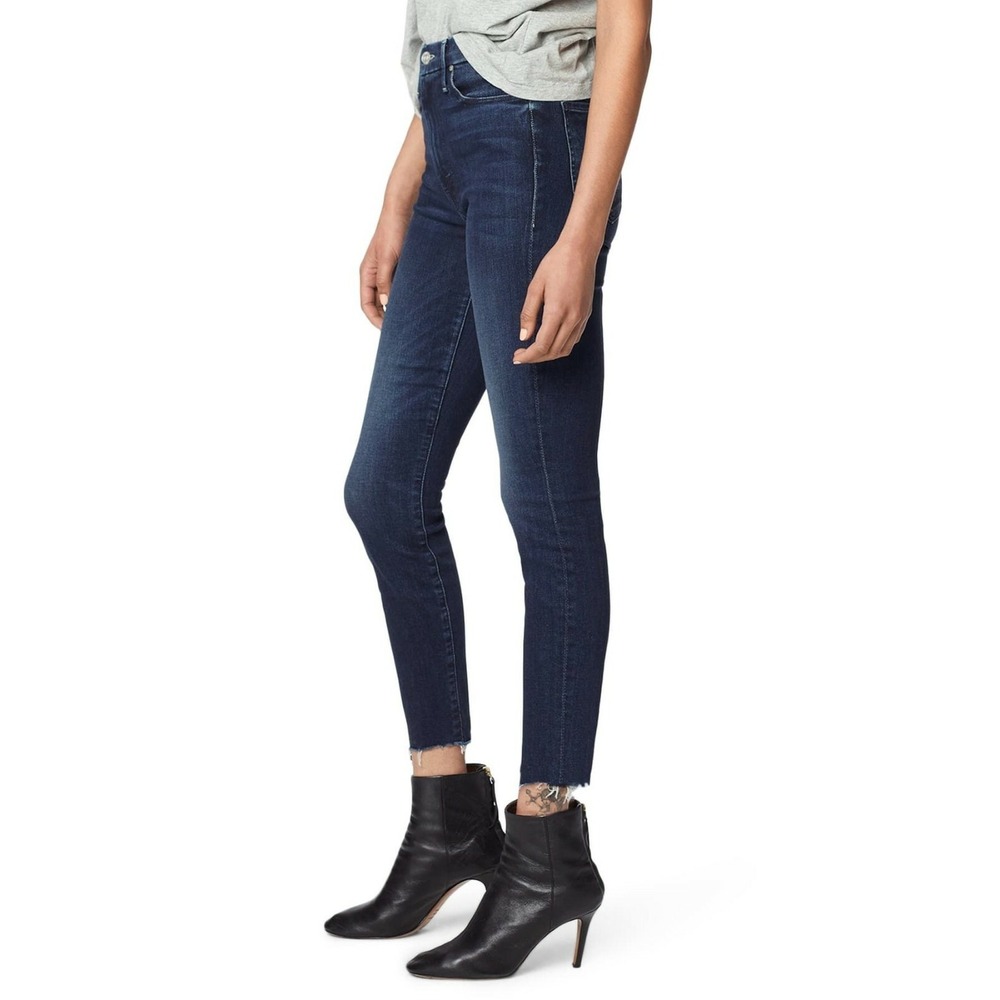 Mother Denim High Waist Looker Ankle Fray Skinny Tongue In Chic NWT 24, 26 $228 - Picture 2 of 16